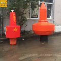 PE material marine Gps ais system light floating marker buoy